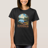 Algonquin Provincial Park Travel Art Badge