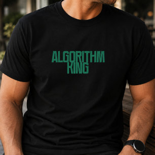 Algorithm King Data Science Machine Learning T-Shirt