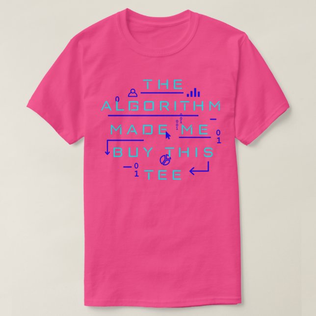 Algorithm Overlords T-Shirt (Design Front)