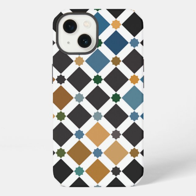 Alhambra Geometric iPhone 13 Case – Slim Artistic  (Back)