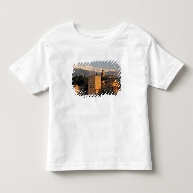 Alhambra; Granada; Andaslusia, Spain, Sierra Toddler T-Shirt (Front)
