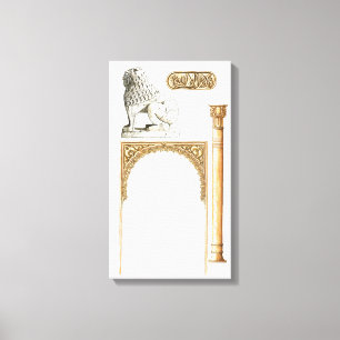 Alhambra Granada Spain. Details Canvas Print