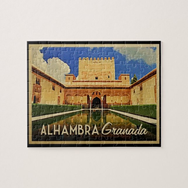 Alhambra Granada Spain Jigsaw Puzzle (Horizontal)