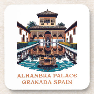 Alhambra Palace Granada Spain Coaster