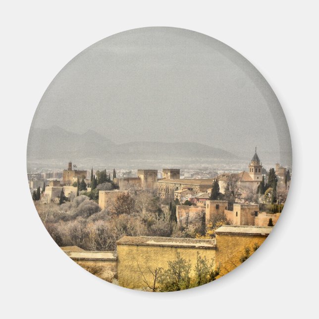 Alhambra Palace, Granada, Spain Magnet (Front)