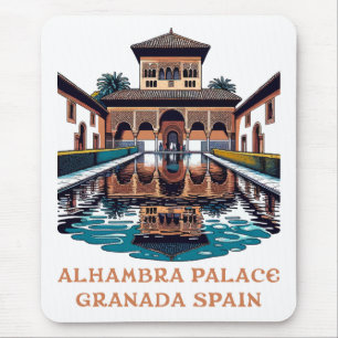 Alhambra Palace Granada Spain Mouse Pad