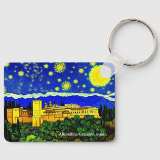 Alhambra palace on a key ring