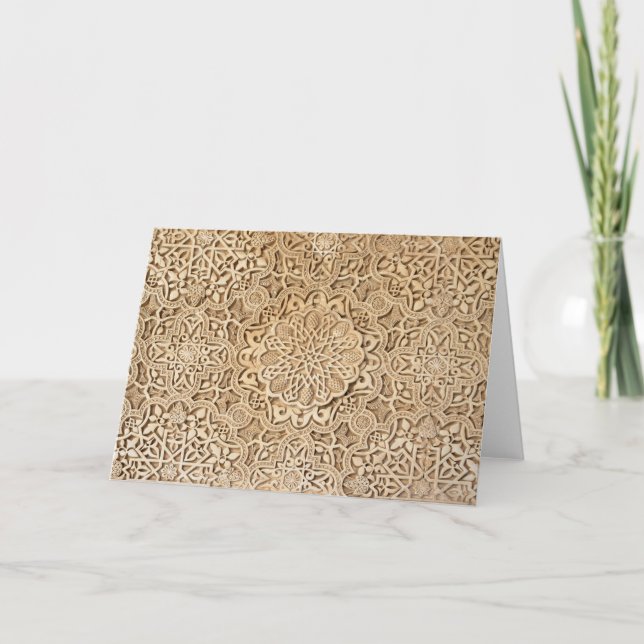 Alhambra pattern card (Front)