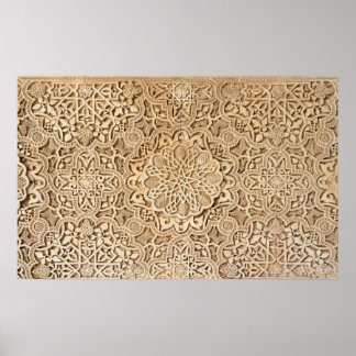 Alhambra pattern poster