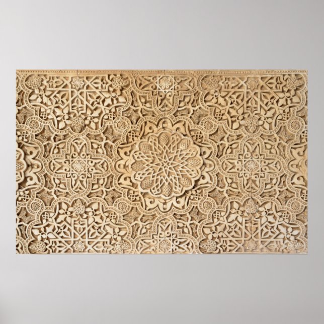 Alhambra pattern poster (Front)