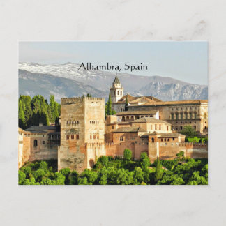Alhambra, Spain Holiday Postcard