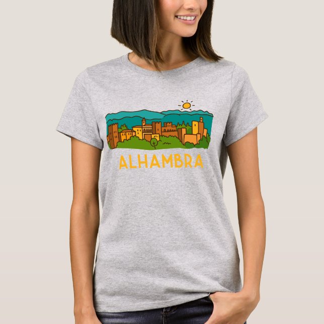 Alhambra Sunset 2 T-Shirt (Front)
