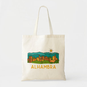 Alhambra Sunset 2 Tote Bag