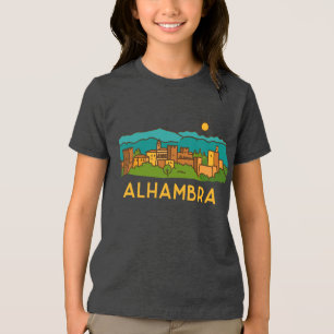Alhambra Sunset 2 Tri-Blend Shirt