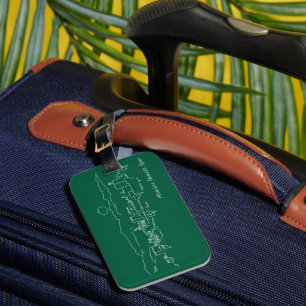Alhambra Sunset Luggage Tag