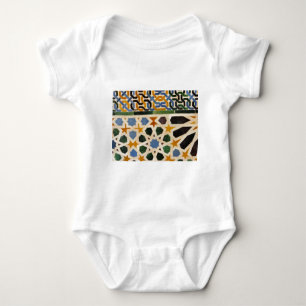 Alhambra Wall Tile #3 Baby Bodysuit