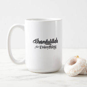 Alhamdulillah for Everything Minimal Islamic Gift Coffee Mug