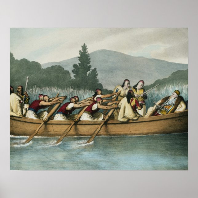 Ali Pasha (1741-1822) of Janina hunting on Lake Bu Poster (Front)