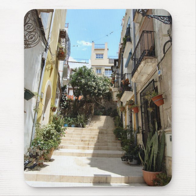 Alicante historic street. Mouse Pad (Front)