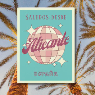 Alicante Spain España Retro Vintage Postcard