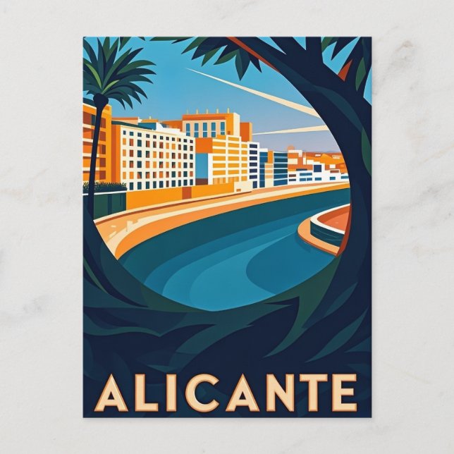 Alicante Spain  Postcard (Front)