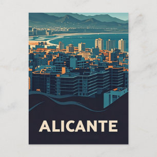 Alicante Spain  Postcard