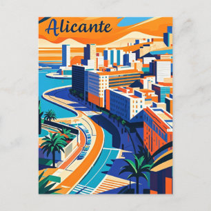 Alicante Spain Postcard