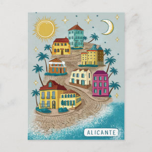 Alicante Spain  Postcard