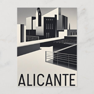 Alicante Spain  Postcard