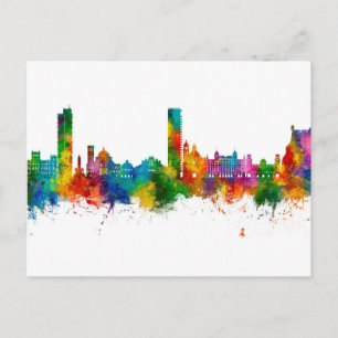 Alicante Spain Skyline Postcard