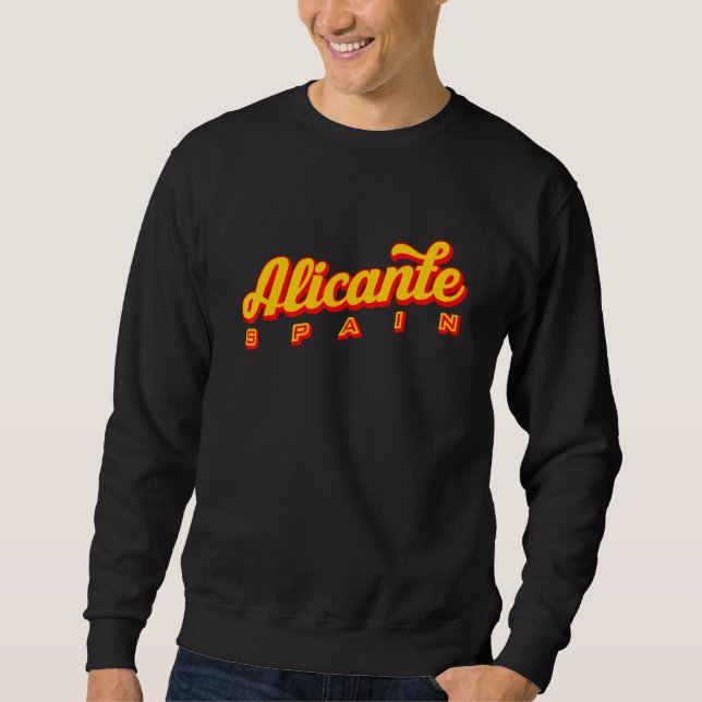 Alicante Spain Sweatshirt (Front)