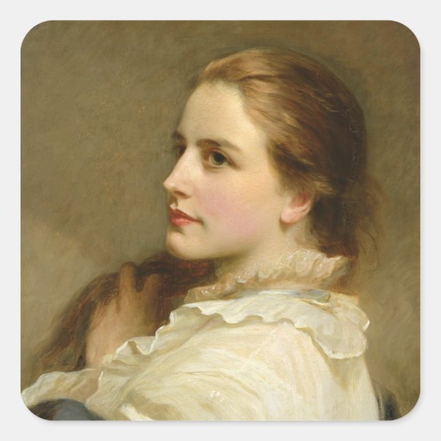 Alice, 1877 square sticker (Front)