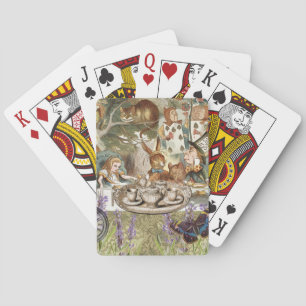 Alice Adventures Classic Wonderland Tea Party Playing Cards