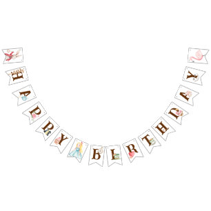 Alice Adventures in Woderland Birthday Tea Party Bunting