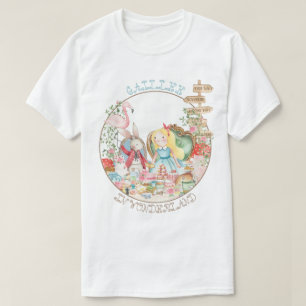 Alice Adventures in Woderland Birthday Tea Party T-Shirt