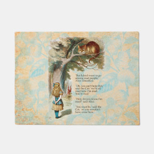 Alice Adventures in Wonderland Cheshire Cat Doormat