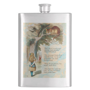 Alice Adventures in Wonderland Cheshire Cat Hip Flask