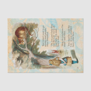 Alice Adventures in Wonderland Cheshire Cat Tissue Paper