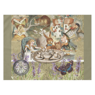 Alice Adventures in Wonderland Mad Tea Party Tablecloth