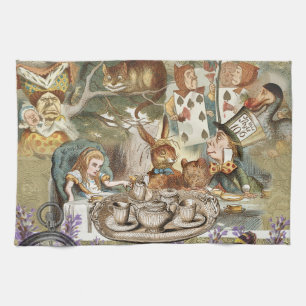 Alice Adventures in Wonderland Mad Tea Party Towel