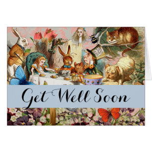 Alice Adventures in Wonderland Tea Party Art