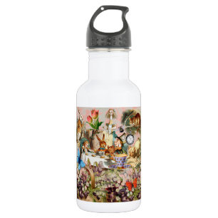 Alice Adventures in Wonderland Tea Party Art 532 Ml Water Bottle