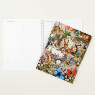 Alice Adventures in Wonderland Tea Party Art Planner