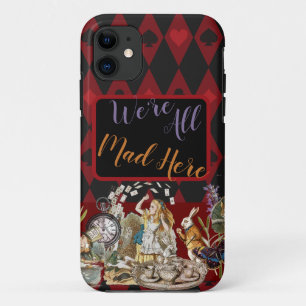 Alice Adventures with Wonderland Mad Cheshire Cat Case-Mate iPhone Case