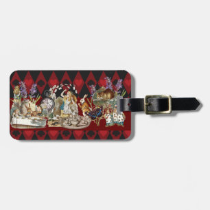 Alice Adventures with Wonderland Mad Cheshire Cat Luggage Tag