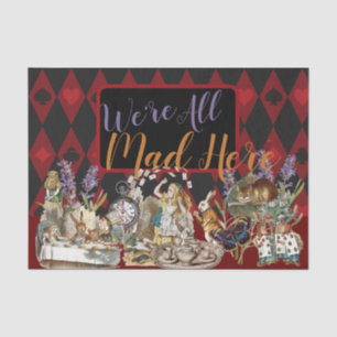 Alice Adventures with Wonderland Mad Cheshire Cat Tissue Paper