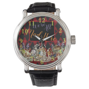 Alice Adventures with Wonderland Mad Cheshire Cat Watch