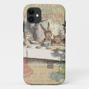 Alice Adventures Wonderland Mad Tea Party Art Case-Mate iPhone Case