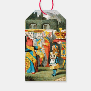 Alice Adventures Wonderland Queen of Hearts Gift Tags