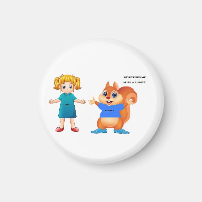 Alice and Aurovy Theme Magnet (Front)